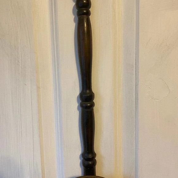 Unique Vintage Copper and Wood Wall Hanging Decor - Picture 7 of 7